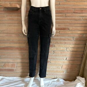 Universal Thread High Rise 90s Straight Jeans Size 2 Black
